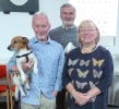 David Grimwood and Jacqui Hicks with Clive Hicks-Jenkins (and Jack)